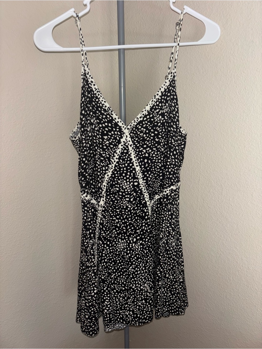 Hurley Black and White Mini Dress